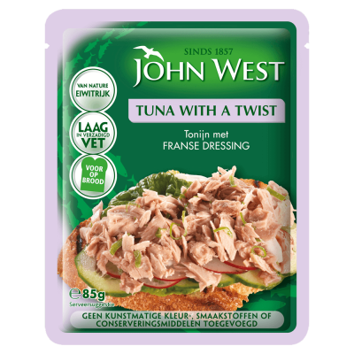 Tuna with a Twist Tonijn met Franse dressing 85gr Tuna with a Twist Tonijn met Franse dressing 85gr