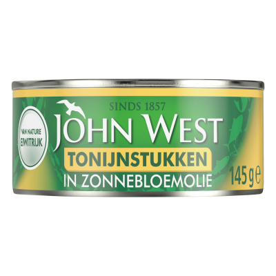 Tonijnstukken in Zonnebloemolie 145gr Tonijnstukken in Zonnebloemolie 145gr