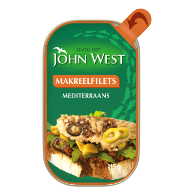 Makreelfilets Mediterraans 115gr