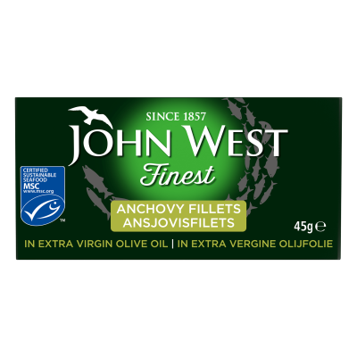 Finest Ansjovisfilets in extra vergine olijfolie 45g