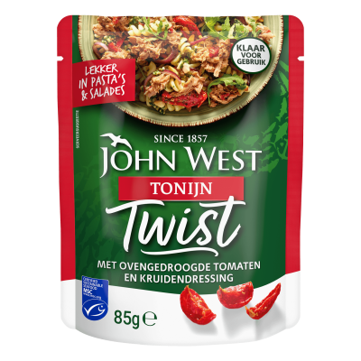 Twist Tonijn MSC met ovengedroogde tomaten 85gr