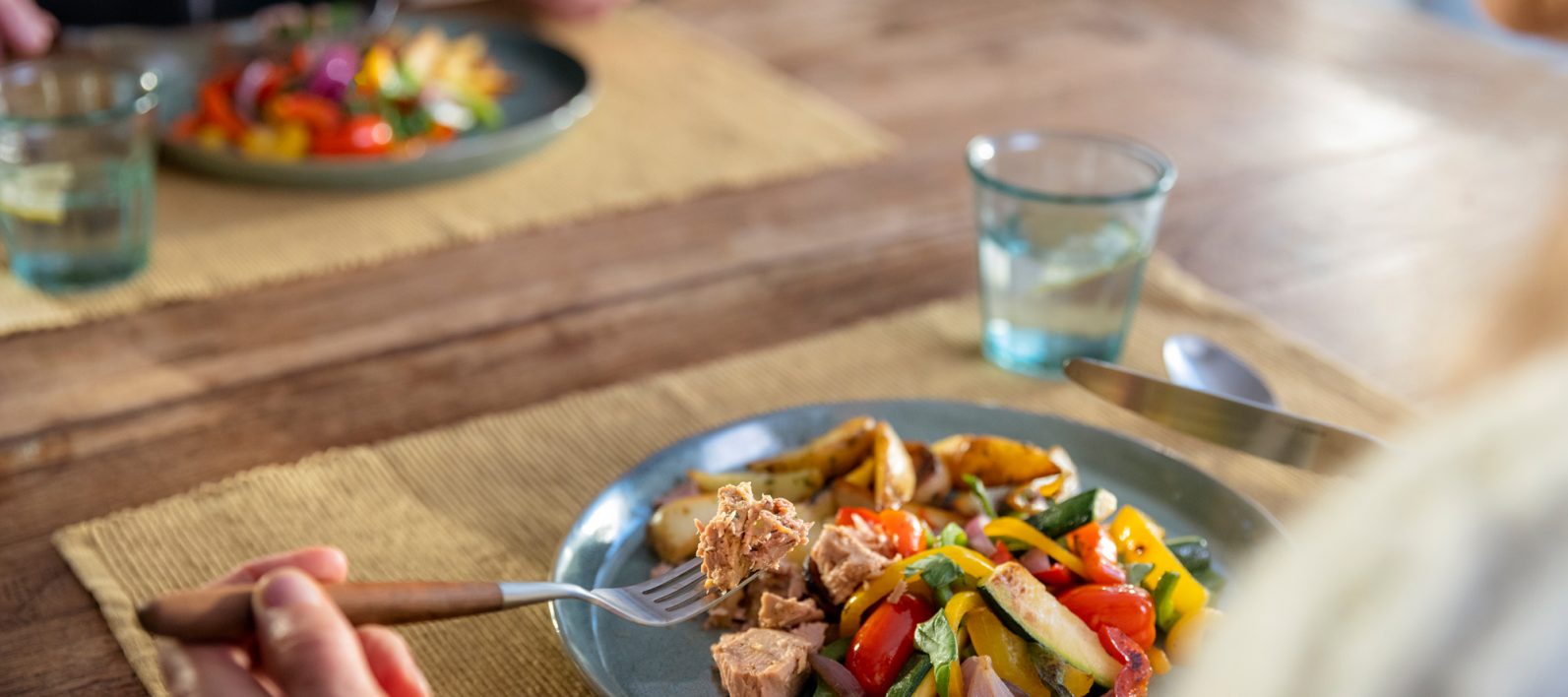 ratatouille met John West Extra Vita tonijn