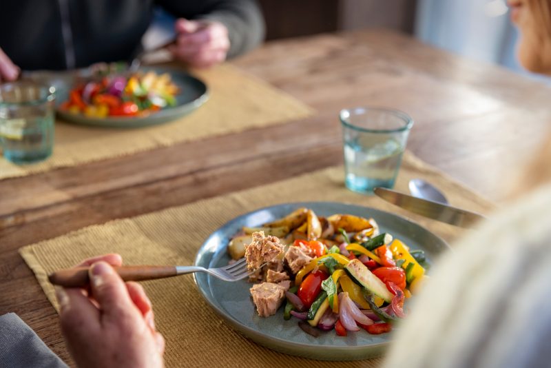 ratatouille met John West Extra Vita tonijn