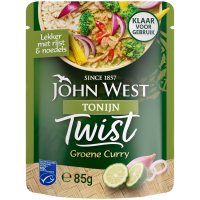 Twist Tonijn MSC Groene Curry 85gr