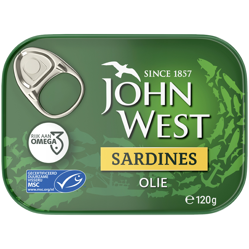Sardines in olie 120g John West NL