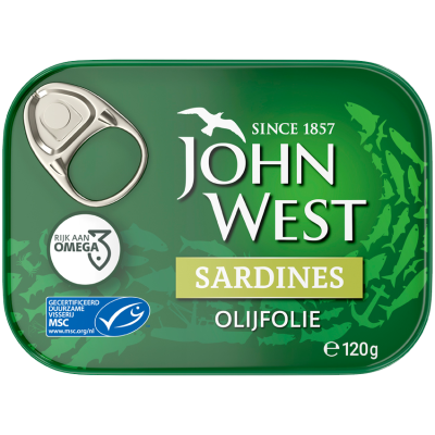Sardines in olijfolie 120g